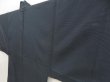 Photo3: 5719T02z510 Vintage Japanese Kimono Silk Men's HAORI Flower Navy-Gray (3)