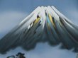 Photo4: 5719T07z340  Japanese Kimono Synthetic Men's JUBAN Mt.Fuji Blue-Gray (4)