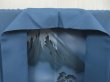 Photo6: 5719T07z340  Japanese Kimono Synthetic Men's JUBAN Mt.Fuji Blue-Gray (6)