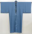 Photo7: 5719T07z340  Japanese Kimono Synthetic Men's JUBAN Mt.Fuji Blue-Gray (7)