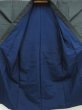 Photo7: 5719T09z840 Vintage Japanese Kimono Silk Men's OSHIMA TSUMUGI  Dark cyan (7)