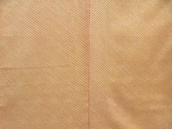 Photo5: 5719T14z940  Japanese Kimono Silk SHIBORI KOMON  Light orange (5)