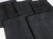 Photo7: SHG02z15  Japanese Kimono Silk BLACK HAORI 25pcs FREE SHIPPING (7)