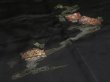 Photo11: SHG03z15  Japanese Kimono Silk BLACK HAORI 25pcs FREE SHIPPING (11)