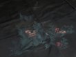 Photo4: SHG04z15  Japanese Kimono Silk BLACK HAORI 25pcs FREE SHIPPING (4)