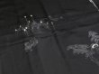Photo3: SHG05z15  Japanese Kimono Silk BLACK HAORI 25pcs FREE SHIPPING (3)