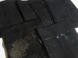 Photo6: SHG05z15  Japanese Kimono Silk BLACK HAORI 25pcs FREE SHIPPING (6)