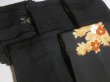 Photo11: SHG05z15  Japanese Kimono Silk BLACK HAORI 25pcs FREE SHIPPING (11)