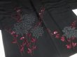 Photo7: SHG06z15  Japanese Kimono Silk BLACK HAORI 25pcs FREE SHIPPING (7)