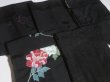 Photo8: SHG06z15  Japanese Kimono Silk BLACK HAORI 25pcs FREE SHIPPING (8)