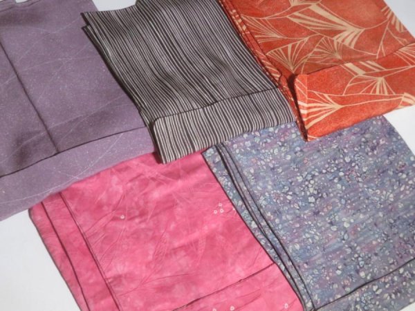 Photo4: SHH01z14  Japanese Kimono Silk HAORI 25pcs FREE SHIPPING (4)