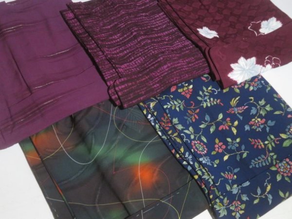 Photo6: SHH01z14  Japanese Kimono Silk HAORI 25pcs FREE SHIPPING (6)