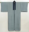 Photo5: 5722T06z470 Vintage Japanese Kimono Silk Men's JUBAN Tiger Blue-Gray (5)