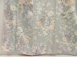 Photo4: 5722T07z960 Vintage Japanese Kimono Silk KOMON Flowers Gray (4)