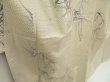 Photo3: 5722T08z800 Vintage Japanese Kimono Silk TSUMUGI Bamboo Off-white (3)