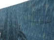 Photo2: 5722T09z840 Vintage Japanese Kimono Silk TSUMUGI  Dark cyan blue (2)