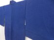 Photo2: 5726T01z560 Vintage Japanese Kimono Blend silk HAORI  Dark lavender blue (2)