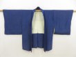 Photo3: 5726T01z560 Vintage Japanese Kimono Blend silk HAORI  Dark lavender blue (3)
