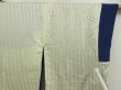 Photo7: 5726T01z560 Vintage Japanese Kimono Blend silk HAORI  Dark lavender blue (7)