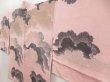 Photo2: 5726T02z570 Vintage Japanese Kimono Silk HAORI Cloud Pink (2)