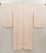 Photo1: 5726T03z540 Vintage Japanese Kimono Silk JUBAN Chrysanthemum Light pink (1)