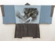 Photo1: 5726T05z500 Vintage Japanese Kimono Silk Men's OSHIMA HAORI Dragon (1)