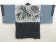 Photo1: 5726T06z470 Vintage Japanese Kimono Silk Men's OSHIMA HAORI Dragon (1)