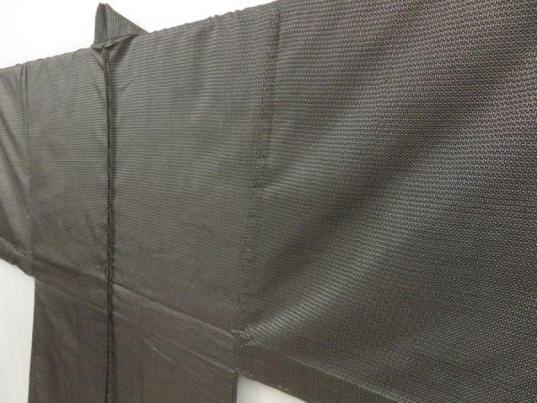 Photo3: 5726T08z510 Vintage Japanese Kimono Silk Men's OSHIMA HAORI Shogi (3)