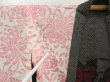 Photo8: 5803T01z410 Vintage Japanese Kimono Silk SHIBORI HAORI Butterfly Black (8)