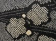 Photo4: 5803T02z500 Vintage Japanese Kimono Silk SHIBORI HAORI Plum branch Black (4)