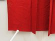 Photo7: 5803T11z590 Vintage Japanese Kimono Silk LONG HAORI Flower Dark red (7)
