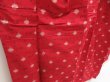 Photo3: 5803T12z720 Vintage Japanese Kimono Silk TSUMUGI  Red-Pink (3)