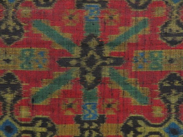 Photo6: 5803T13z840 Vintage Japanese Kimono Silk TSUMUGI  Dark red (6)