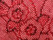 Photo4: 5806T03z390 Vintage Japanese Kimono Silk SHIBORI HAORI Flower Dark red (4)