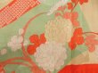 Photo4: 5806T05z420 Antique Japanese Kimono Silk JUBAN Flowers Orangered (4)