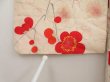 Photo7: 5806T08z410 Vintage Japanese Kimono Silk HAORI Plum blossom Off-white (7)
