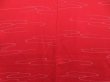Photo3: 5806T11z550 Vintage Japanese Kimono Silk HAORI Stream Dull red (3)