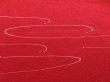 Photo4: 5806T11z550 Vintage Japanese Kimono Silk HAORI Stream Dull red (4)