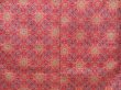 Photo5: 5806T12z800 Vintage Japanese Kimono Silk TSUMUGI  Dull red (5)