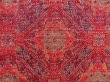 Photo6: 5806T12z800 Vintage Japanese Kimono Silk TSUMUGI  Dull red (6)
