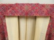 Photo7: 5806T12z800 Vintage Japanese Kimono Silk TSUMUGI  Dull red (7)