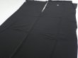 Photo5: 1G01z250  Japanese Kimono Silk  FABRIC Scenery Black 61.0x28.3 (5)