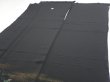Photo5: 1G02z270  Japanese Kimono Silk  FABRIC Scenery Black 61.4x28.3 (5)