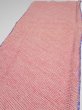 Photo4: 1G03z70  Japanese Kimono Silk  FABRIC Shibori Orangered 69.3x14.4 (4)