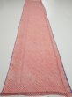 Photo6: 1G03z70  Japanese Kimono Silk  FABRIC Shibori Orangered 69.3x14.4 (6)