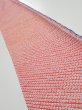 Photo1: 1G08z30  Japanese Kimono Silk  FABRIC Shibori Orangered 60.2x7.5 (1)