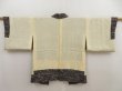 Photo6: 5810T04z370 Vintage Japanese Kimono Silk HAORI  Black (6)