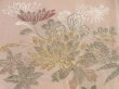 Photo4: 5810T05z510 Vintage Japanese Kimono Silk HAORI Flowers Peach (4)