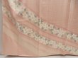 Photo6: 5810T10z1050  Japanese Kimono Silk TSUKESAGE Flower Pink (6)