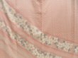 Photo8: 5810T10z1050  Japanese Kimono Silk TSUKESAGE Flower Pink (8)